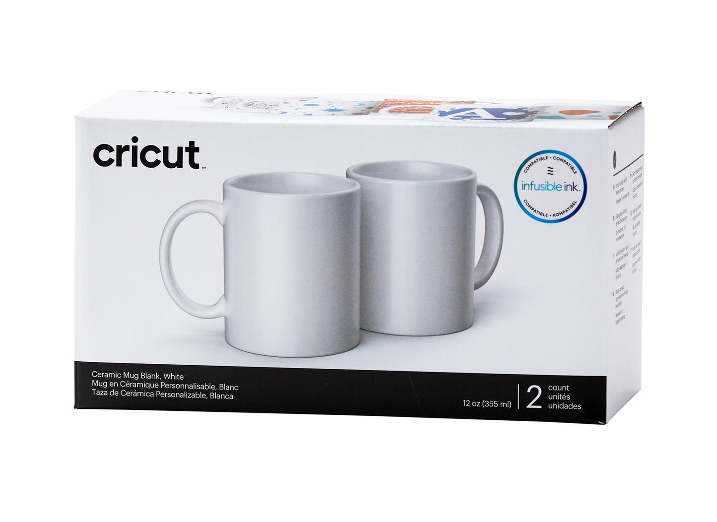 Cricut mugs 2 pk kopper sublimering 350 ml