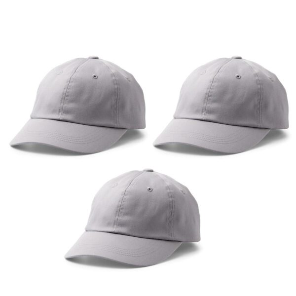 Cricut Ball Cap 3 pk - Grå caps til voksne